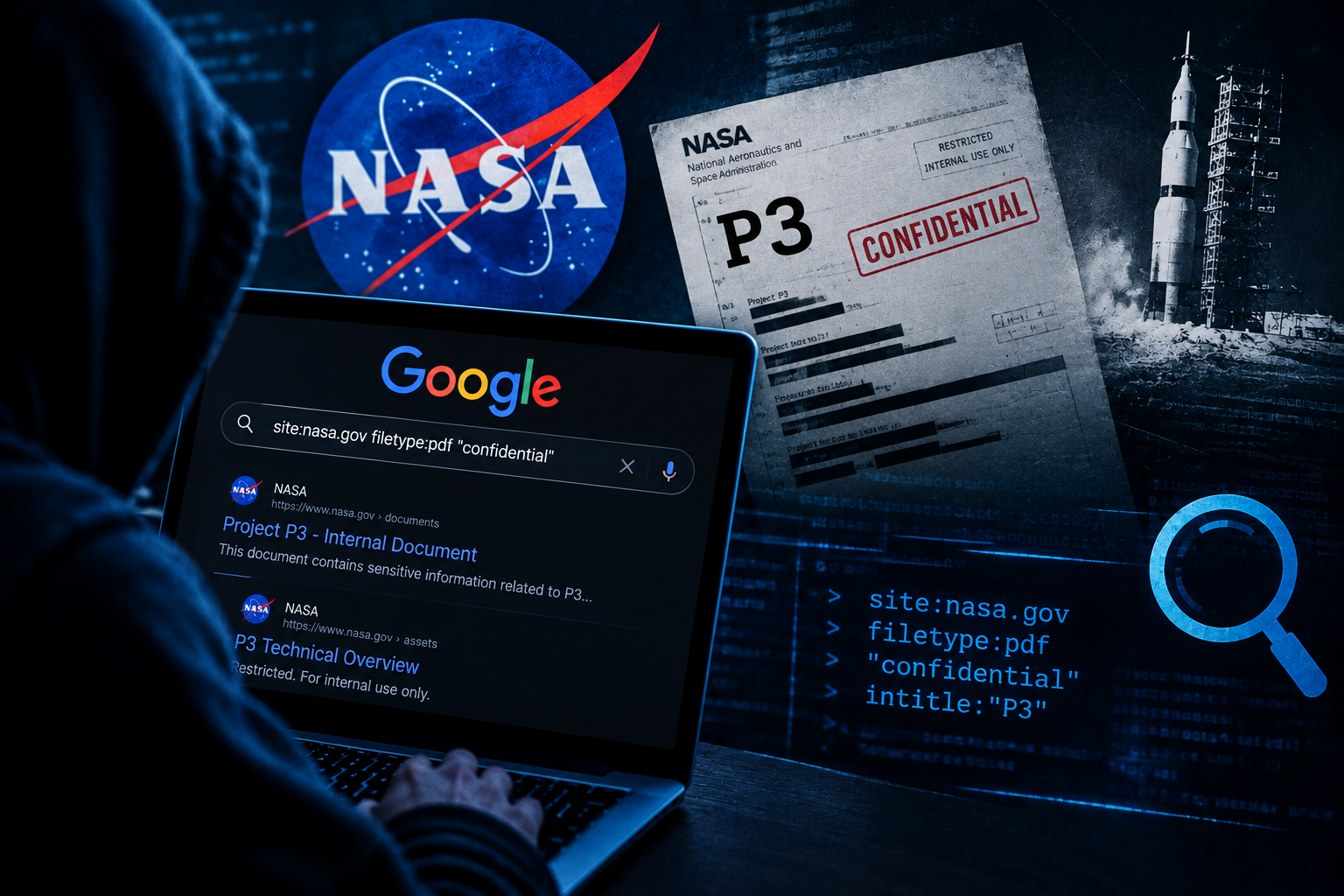 Nasa p3 google dorking